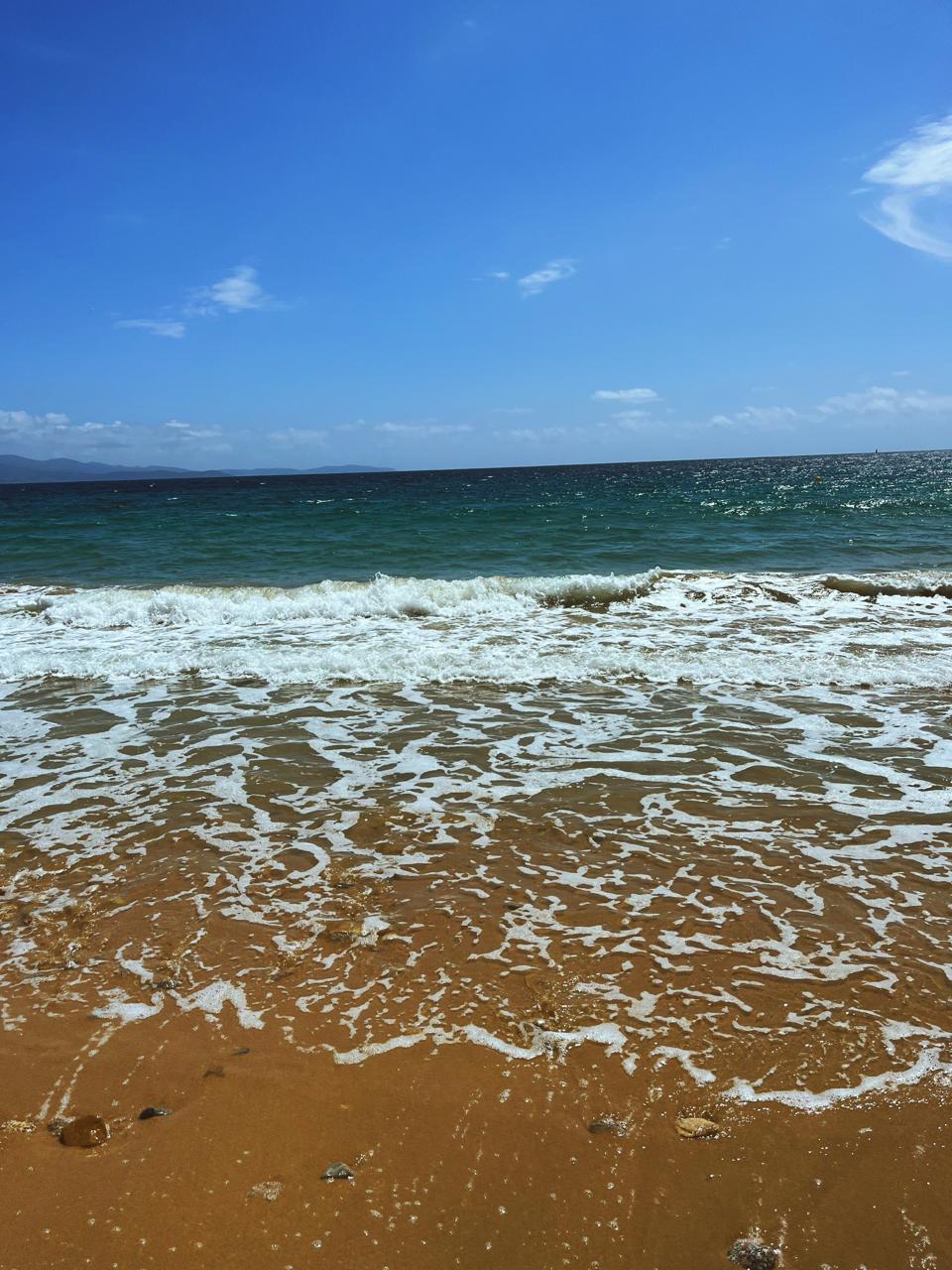 Mediterranean beach with turquoise water